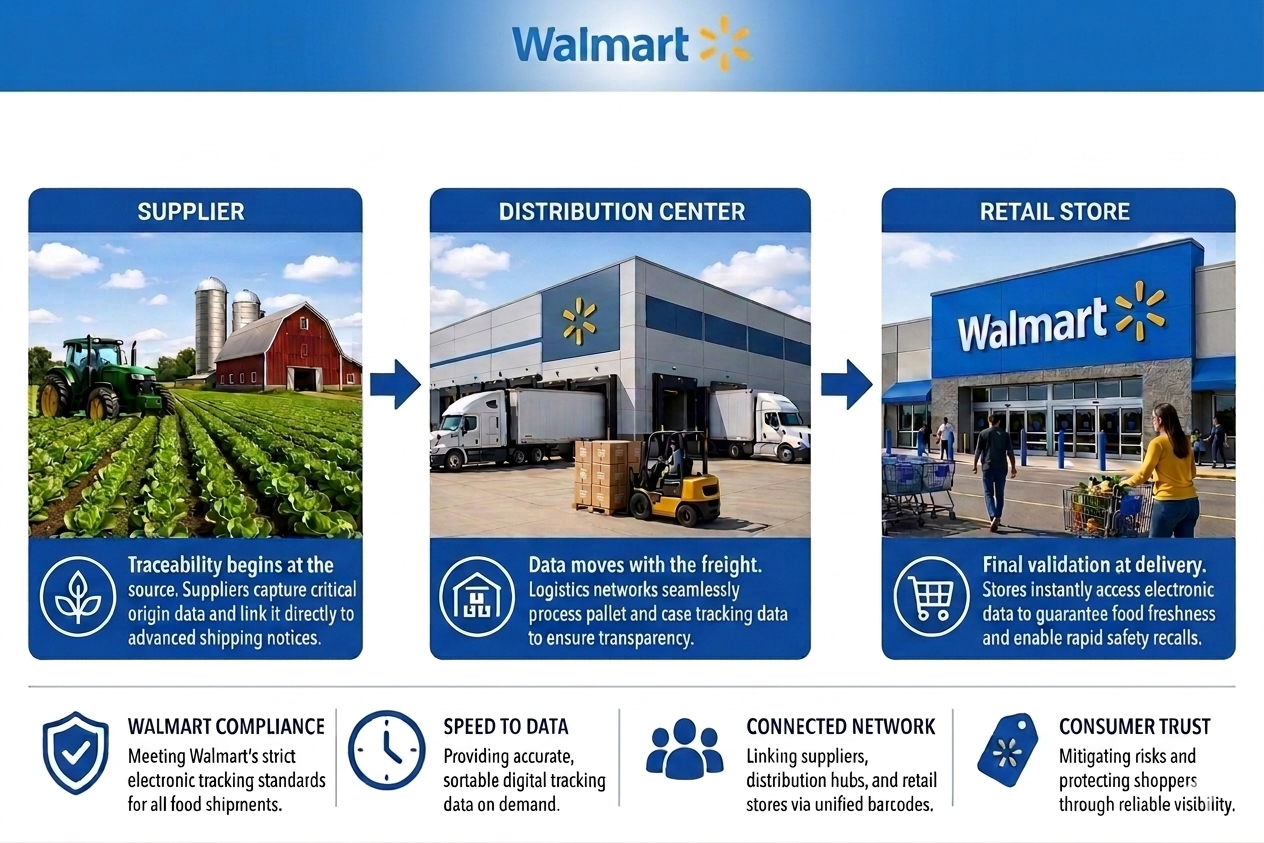 Walmart GS1-128 Carton Requirements &mdash; What Food Suppliers Need to Know