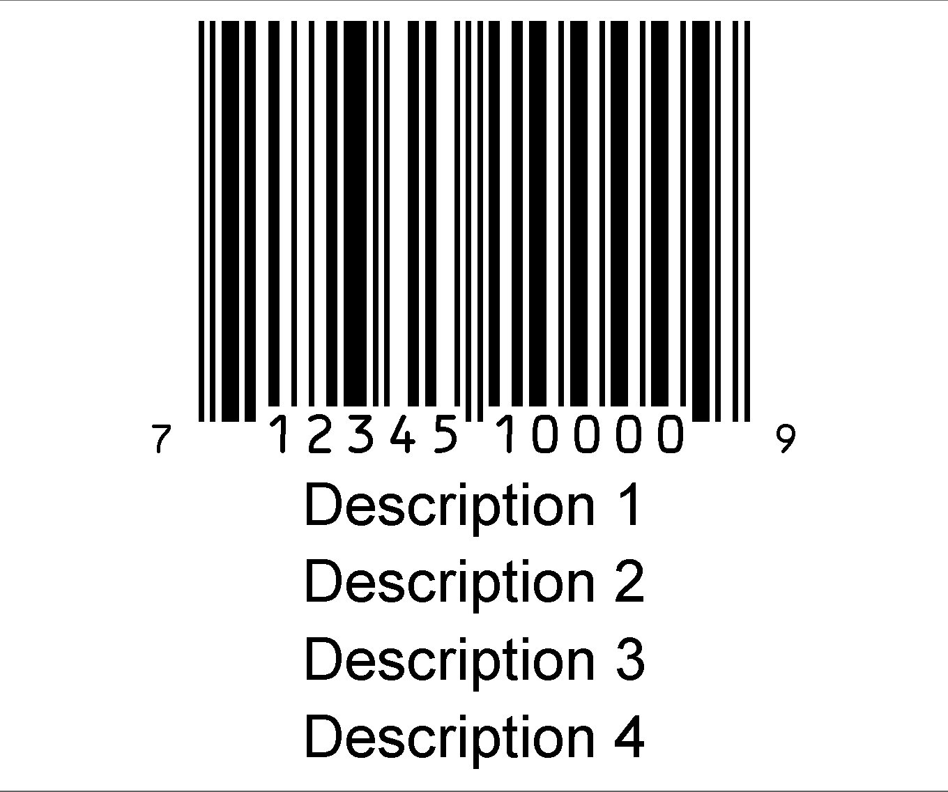 not actual size