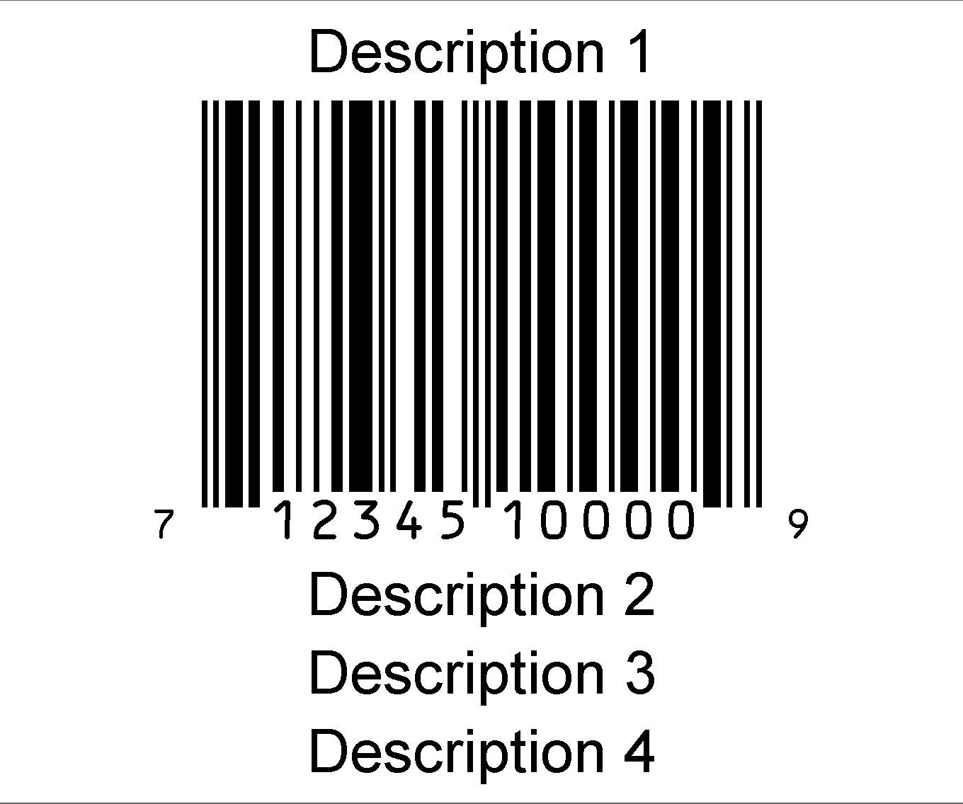 not actual size