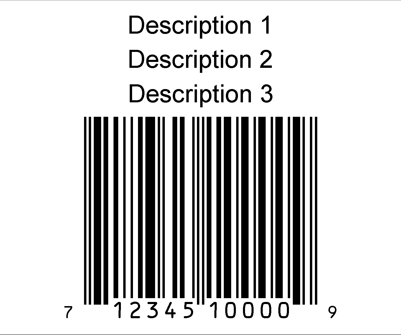 not actual size